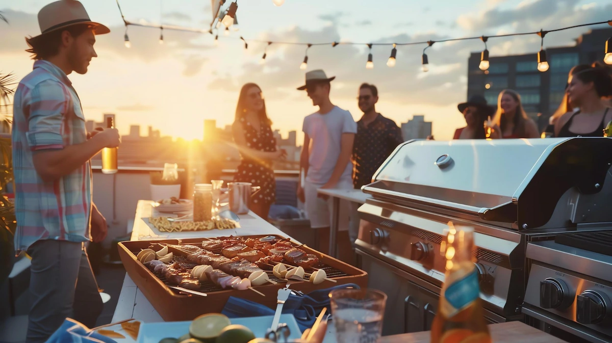 Desain Rooftop untuk Barbeque